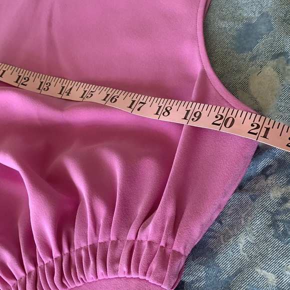 LELA ROSE ASYMMETRICAL RUCHED MIDI DRESS IN LILAC brand new with tags 🏷️ - Picture 7 of 10